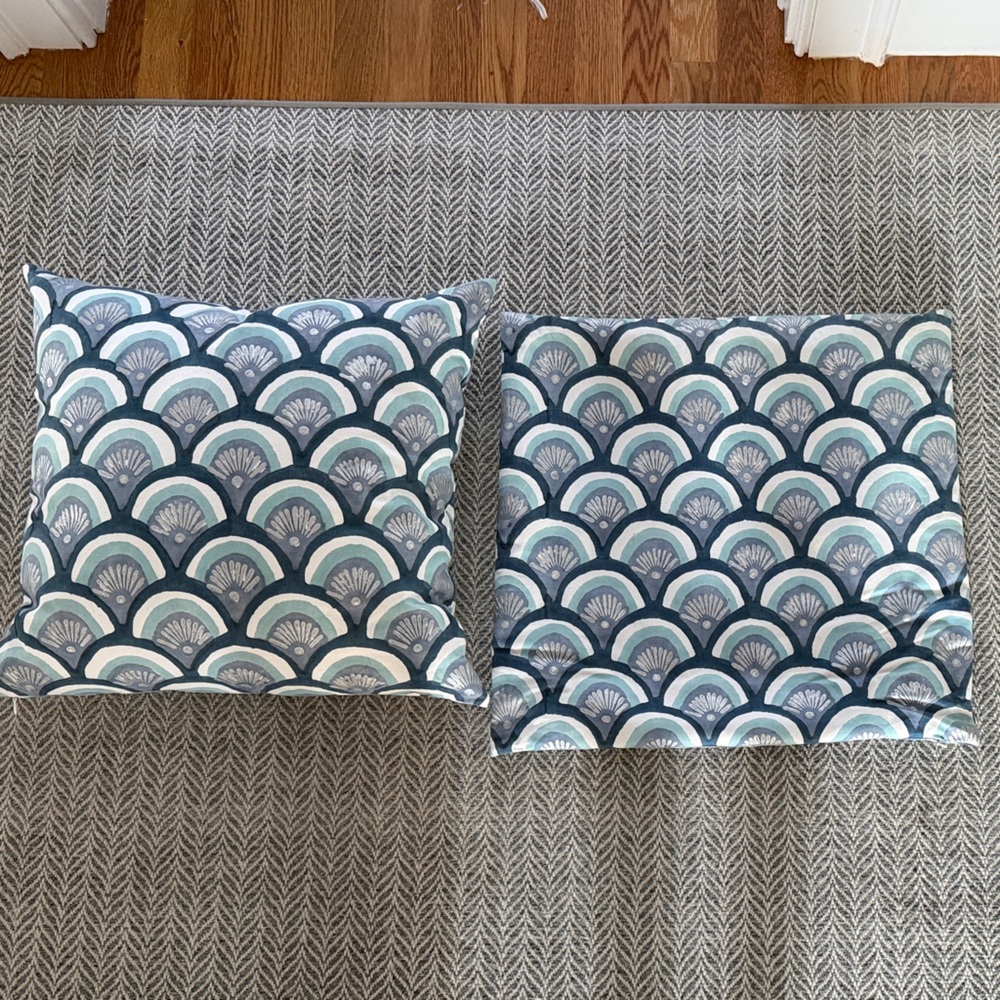Serena and lily pillow cover pair